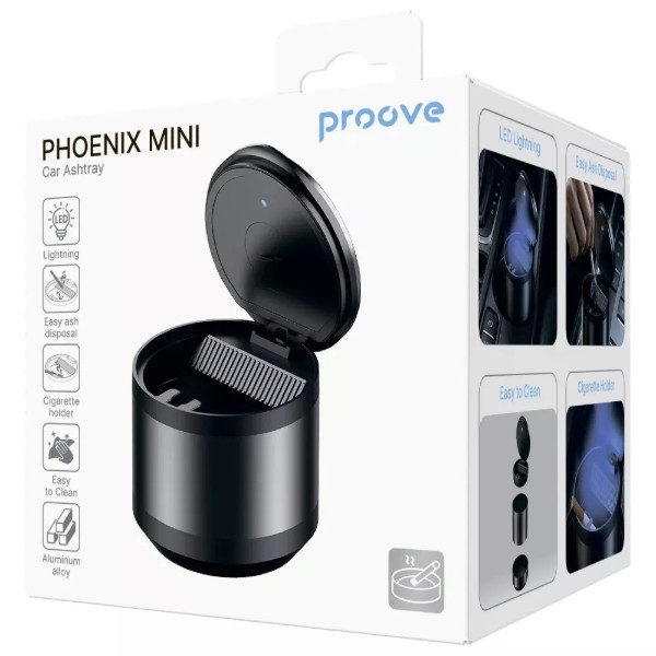 Фото - Автомобильная пепельница Proove Phoenix Mini black (CAPM21000001)