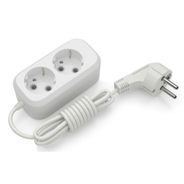 Фото - Подовжувач 220В Electrum 2 розетки 5 м C-ES-1789