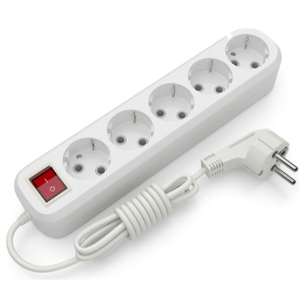 Фото - Удлинитель 220В Electrum 5 розеток 3 м C-ES-1814