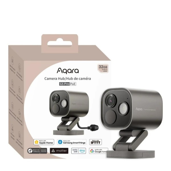 Фото - Камера відеоспостереження Aqara G5 Pro (PoE) CH-C03D Grey