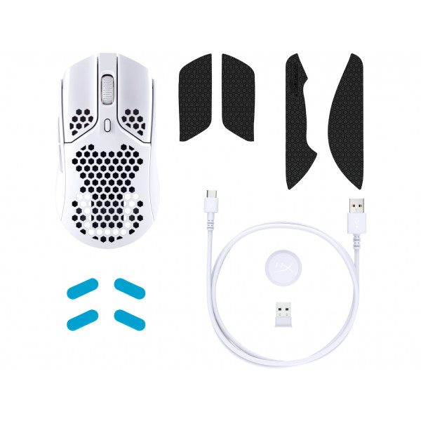 Фото - Мышь беспроводная игровая HyperX Pulsefire Haste Wireless White (4P5D8AA)