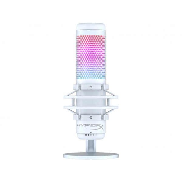 Микрофон для компьютера проводной HyperX QuadCast S White (519P0AA