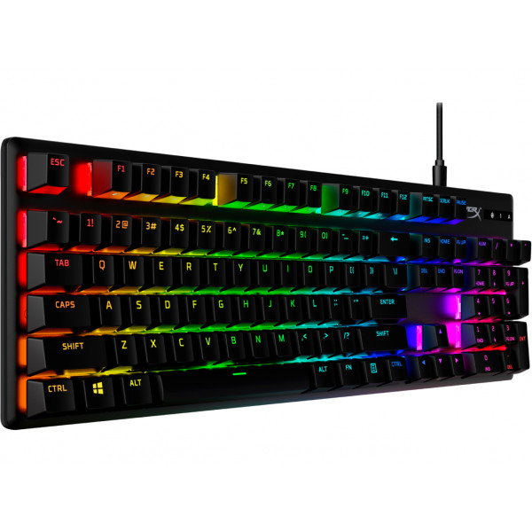 Фото - Клавіатура дротова ігрова HyperX Alloy Origins PBT HX Aqua USB (639N5AA)