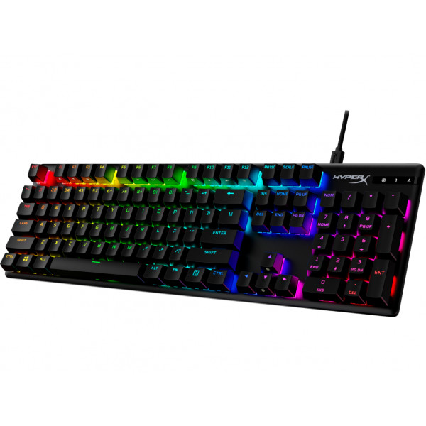 Фото - Клавіатура дротова ігрова HyperX Alloy Origins PBT HX Aqua USB (639N5AA)
