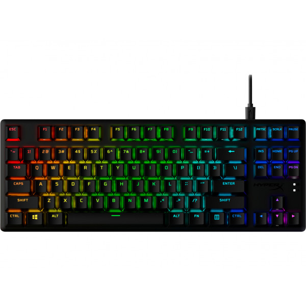 Фото - Клавиатура проводная игровая HyperX Alloy Origins Core PBT HX Aqua USB (639N9AA)