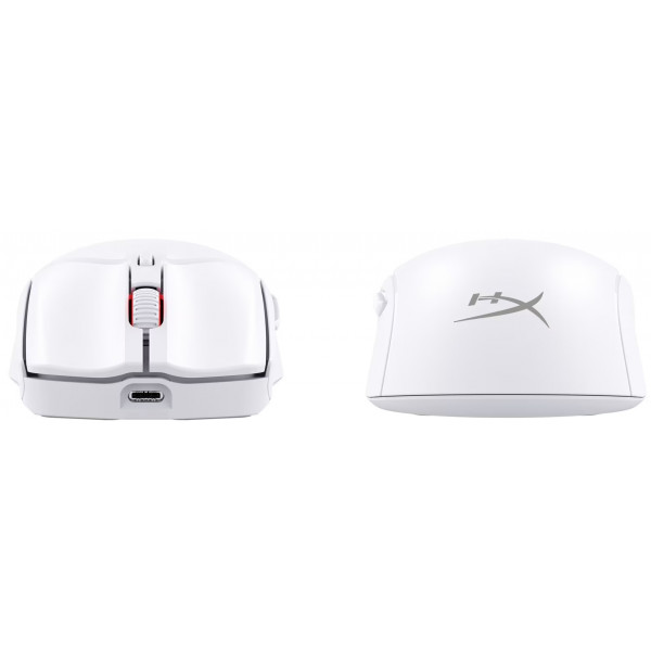 Фото - Мікропошкодження - Миша бездротова ігрова HyperX Pulsefire Haste 2 Wireless White (6N0A9AA)