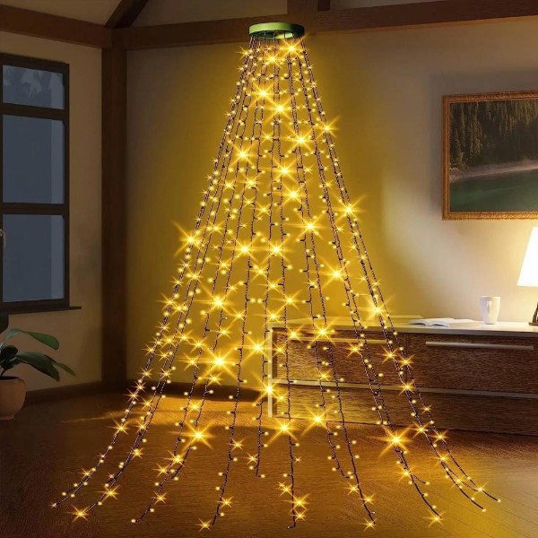 Фото - Гирлянда каскад Colorway LED 98 7x1.5м теплый цвет USB (CW-G-98L71CU)