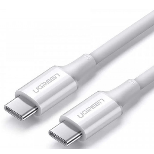 Фото - Кабель UGREEN US300 USB 2.0 Type-C M-M 1 m 20V/5A 100W White (60551)