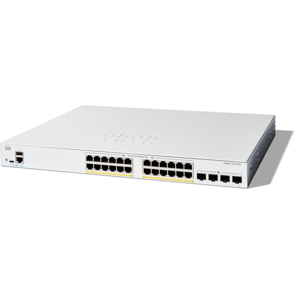 Фото - Коммутатор локальной сети (Switch) Cisco C1200-24FP-4X