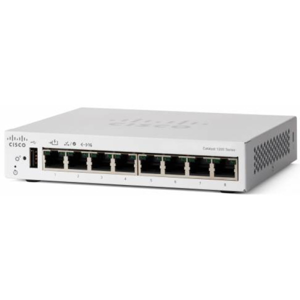 Фото - Коммутатор локальной сети (Switch) Cisco C1200-8T-D