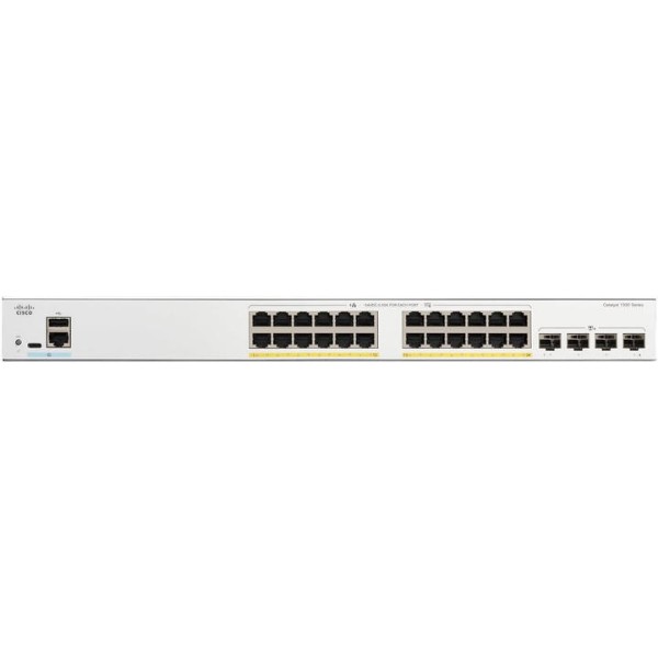 Фото - Коммутатор локальної мережі (Switch) Cisco C1300-24FP-4X