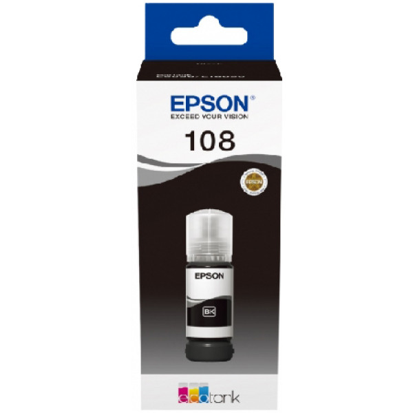 Фото - Чернила Epson 108 EcoTank L8050/L18050 Black (C13T09C14A)