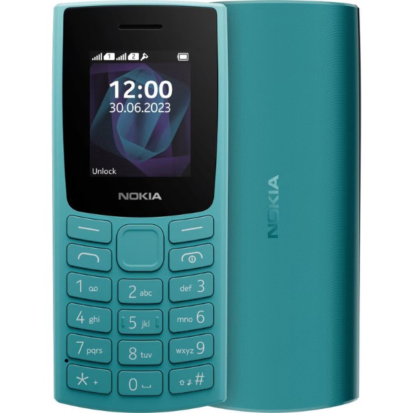 Фото - Мобільний телефон Nokia 105 SS 2023 Cyan
