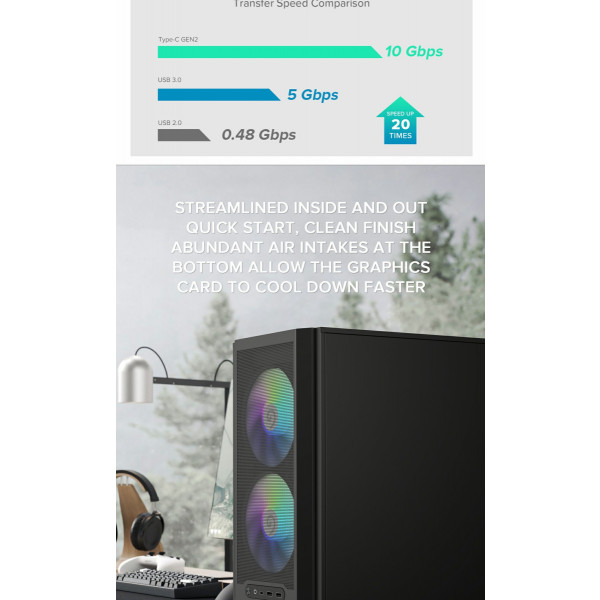 Фото - Корпус Gamemax F36 BK