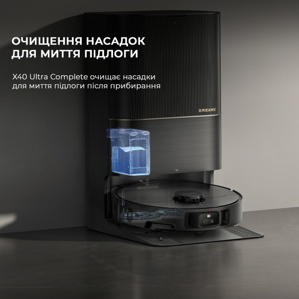 Фото - Робот-пилосос миючий Dreame Bot X40 Ultra Complete Black (RLX63CE-2-Bl)