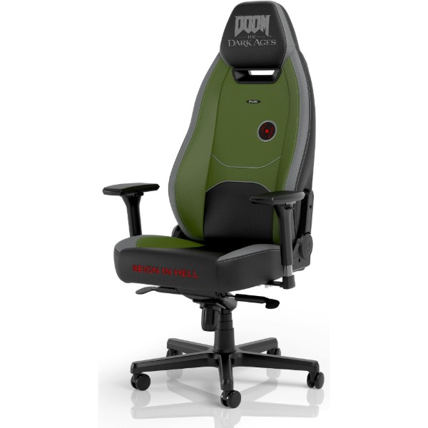 Фото - Кресло для геймеров Noblechairs LEGEND DOOM the Dark Ages Green (NBL-LGD-PU-DDA)