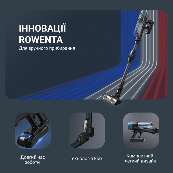 Фото - Пилосос ручний для дому Rowenta RH9BC1WO X-Force Flex 14.80 Auto Aqua Animal