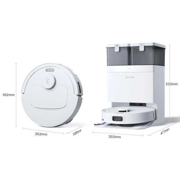 Фото - Робот-пилосос миючий Ecovacs DEEBOT T30C DLX71 WHITE