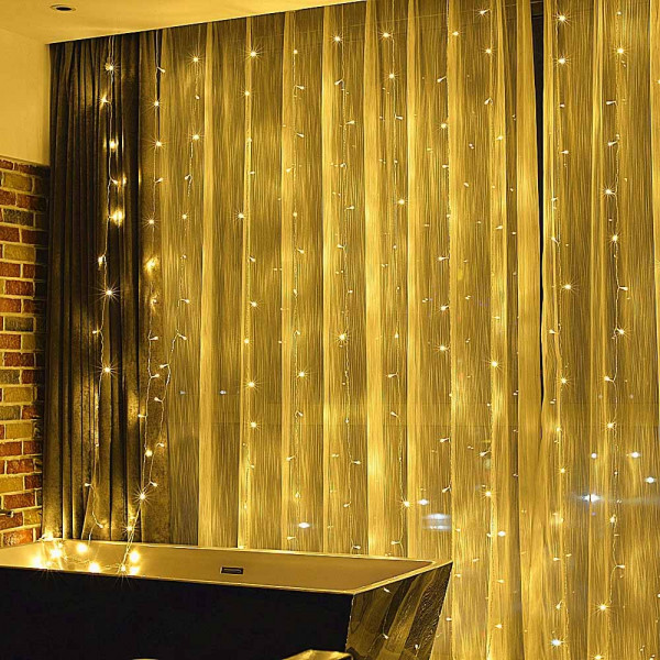 Фото - Гирлянда-штора Colorway 3x2м 240LED теплый цвет USB (CW-GW-240L32U)