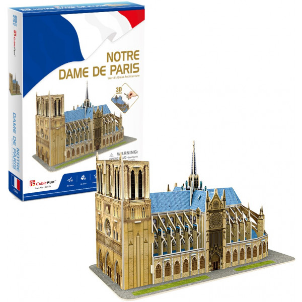Фото - 3D пазли Cubic Fun "Нотр Дам Де Парі" (C242h)