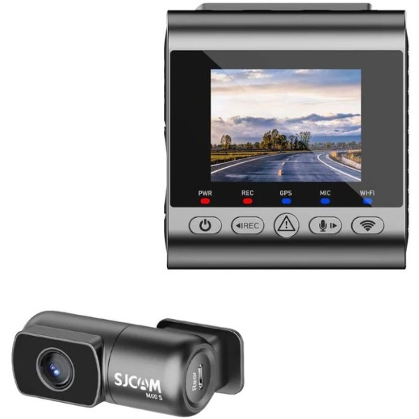 Фото - Відеореєстратор SJCAM Dashcam M60S + камера заднього виду