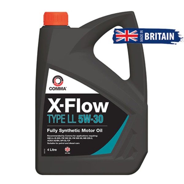 Фото - Олива для авто COMMA X-FLOW TYPE LL 5W-30 4л (XFLL4L)