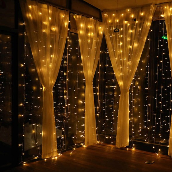 Фото - Гірлянда-штора Colorway 3x3м 300LED теплий колір USB (CW-GW-300L33U)