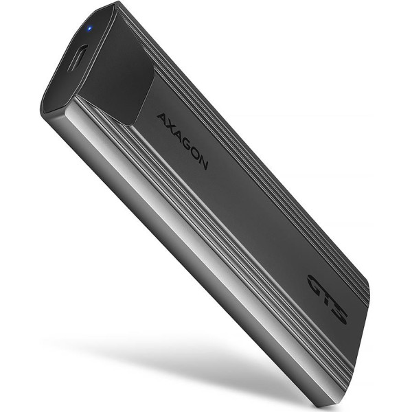 Фото - Внешний карман AXAGON USB-C 10Gbps - M.2 NVMe & SATA SSD THIN SCREWLESS box (EEM2-GTS2)