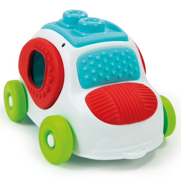 Фото - Сортер Clementoni з конструктором Clementoni Sensory Car серія Soft Clemmy 8 деталей (17315)