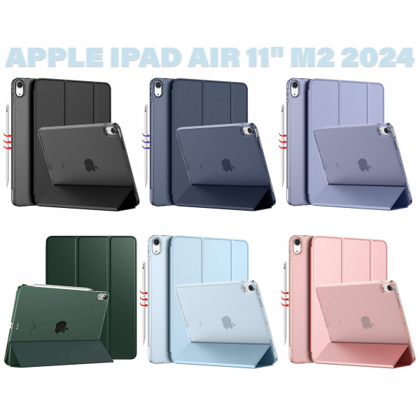 Фото - Чохол для планшета BeCover Tri Fold Hard for Apple iPad Air 11'' (M2)/iPad Air 11'' (M3) Black (711412)