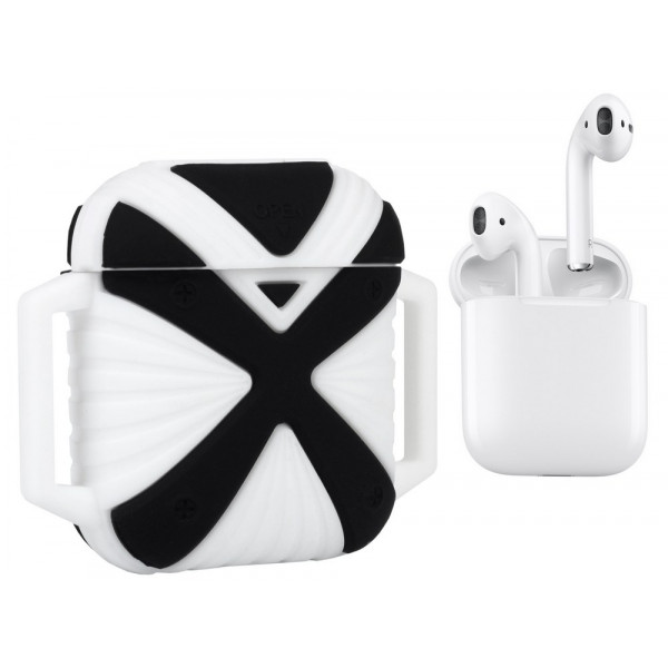 Фото - Чехол для наушников i-Smile X-HuWei for Apple AirPods IPH1443 Black+White (702333)