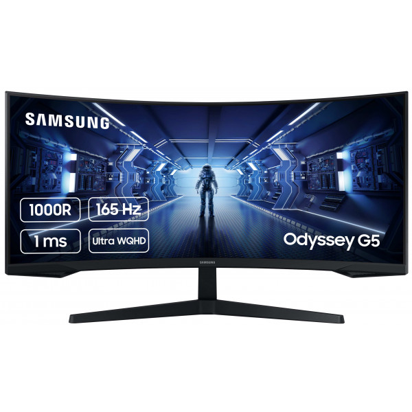 Фото - Монитор игровой Samsung Odyssey G5 (LC34G55TWWIXCI)