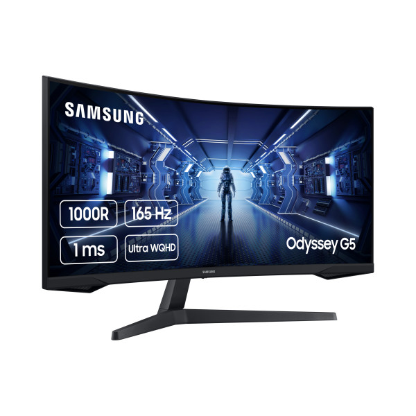 Фото - Монитор игровой Samsung Odyssey G5 (LC34G55TWWIXCI)