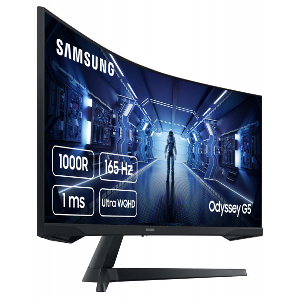 Фото - Монитор игровой Samsung Odyssey G5 (LC34G55TWWIXCI)