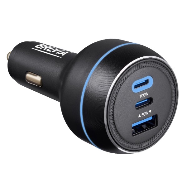 Фото - Автомобильное зарядное устройство Brevia ePower TriPower PRO 130W 2xUSB-C+1xUSB-A (46130DCUB)