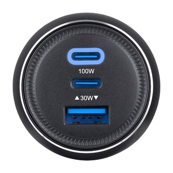 Фото - Автомобильное зарядное устройство Brevia ePower TriPower PRO 130W 2xUSB-C+1xUSB-A (46130DCUB)