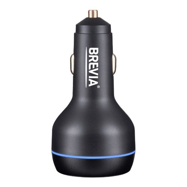 Фото - Автомобильное зарядное устройство Brevia ePower TriPower PRO 130W 2xUSB-C+1xUSB-A (46130DCUB)