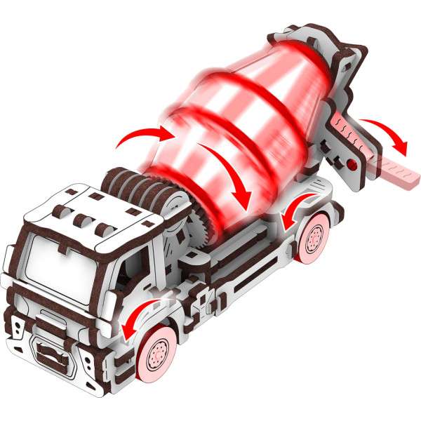 Фото - 3D пазли Mr.Playwood Бетонозмішувач (10804)