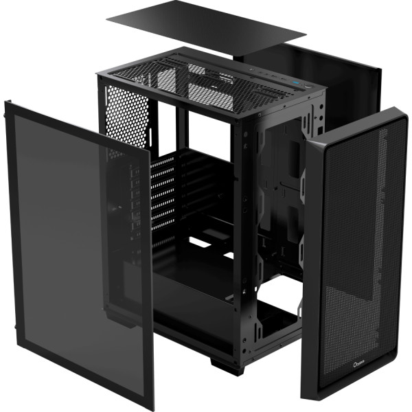 Фото - Корпус OCYPUS ATX W/O PSU GAMMA C60 BK (GAMMA-C60-BKG000XX-GL)