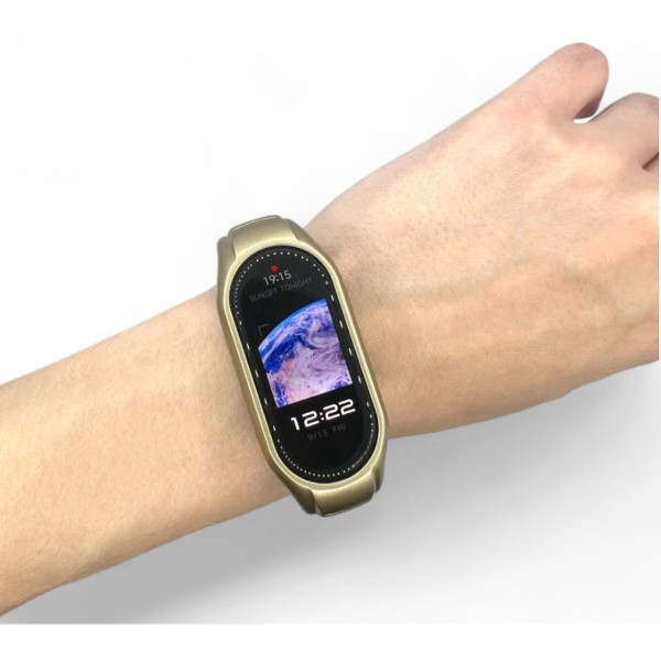 Фото - Ремінець для фітнес-браслета BeCover Metal for Xiaomi Mi Smart Band 9 Gold (711980)
