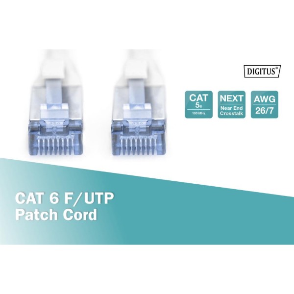 Фото - Кабель патч-корд Digitus CAT 5e UTP 1m (DK-1521-010)