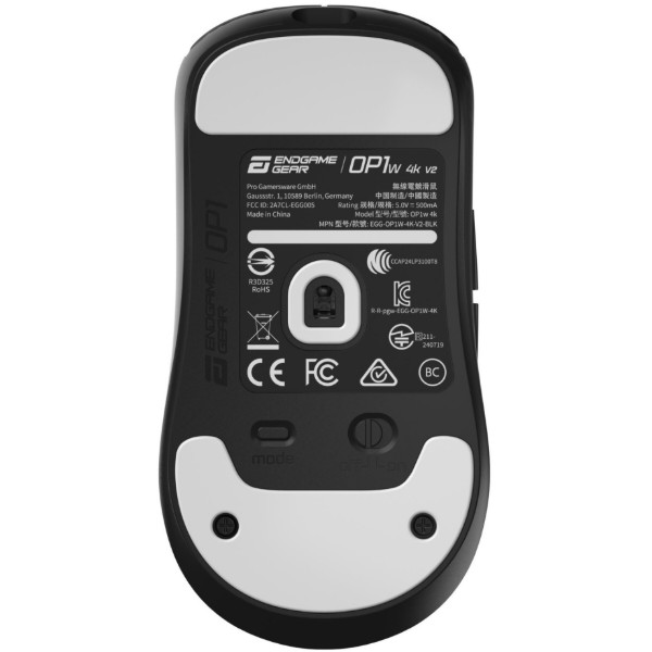 Фото - Миша бездротова ігрова Endgame Gear OP1w 4k v2 Black (PGW-EG-MOU-071)
