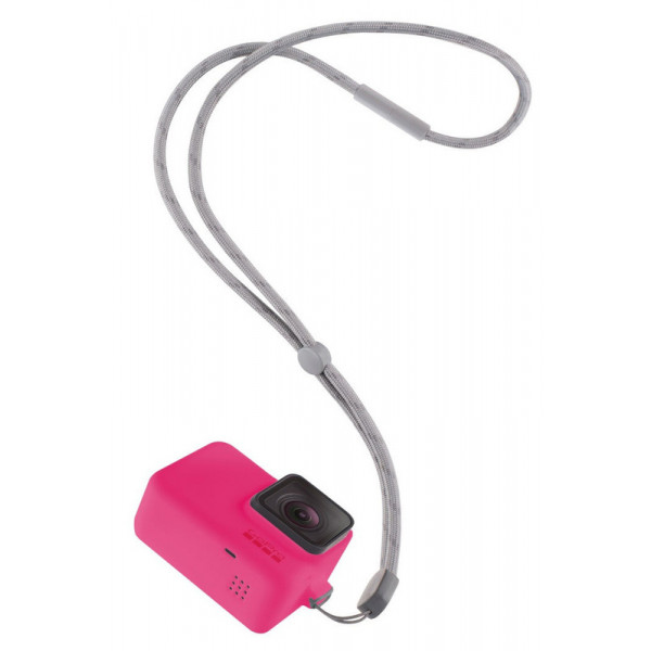 Фото - Чохол для екшн-камери GoPro Sleeve&Lanyard Electric Pink (ACSST-011)
