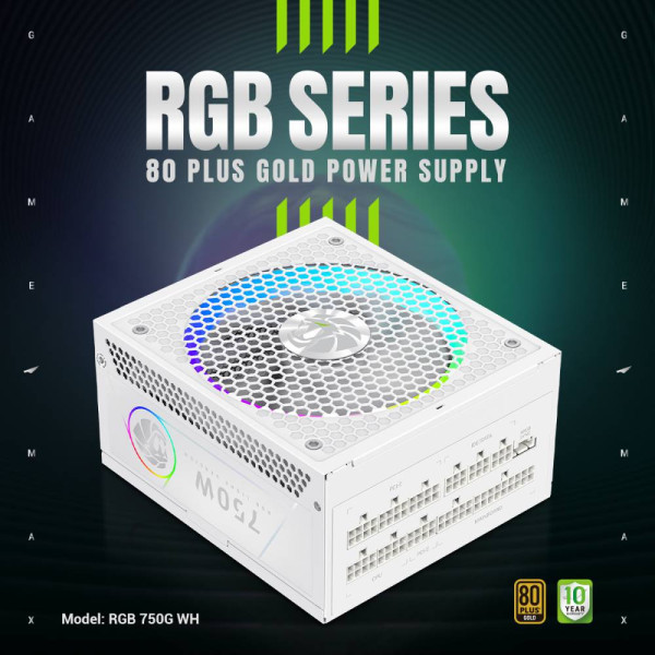 Фото - Блок живлення для ПК Gamemax RGB 750G WH