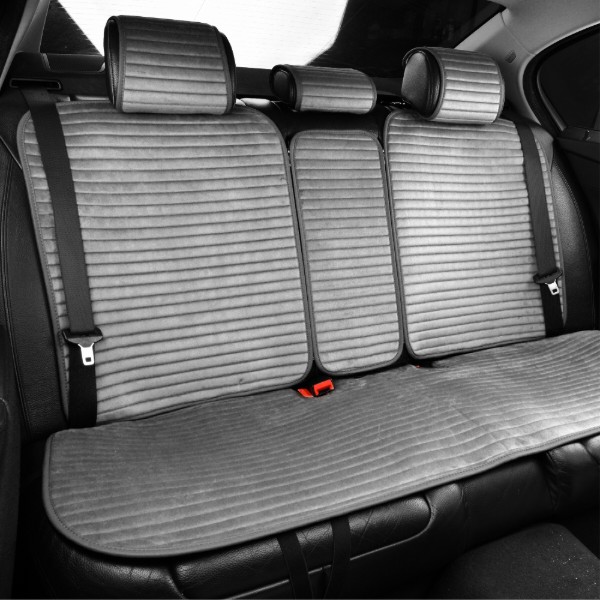Фото - Комплект накидок на сидіння автомобіля CarLife Sport grey (SC10204)