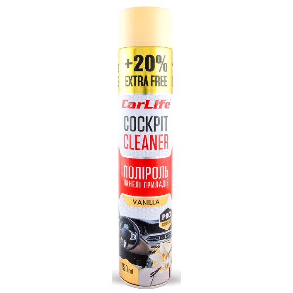 Фото - Поліроль для авто CarLife Ваніль Cockpit Cleaner 750 ml (CF751)