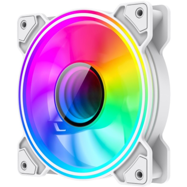 Фото - Корпусный вентилятор Gamemax Dual Ring Infinity WH