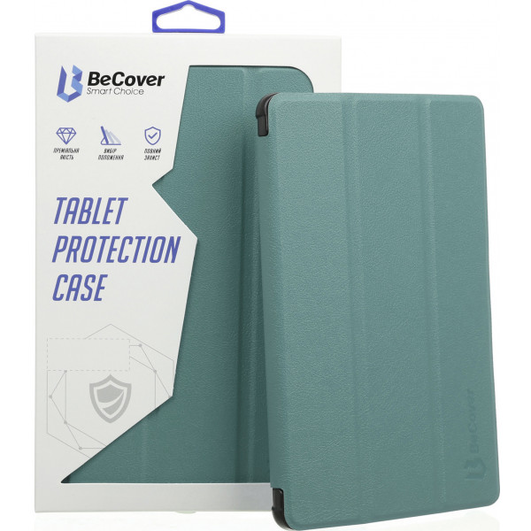 Фото - Чохол для планшету BeCover Smart Case for Samsung Galaxy Tab S7 Plus Dark Green (705227)