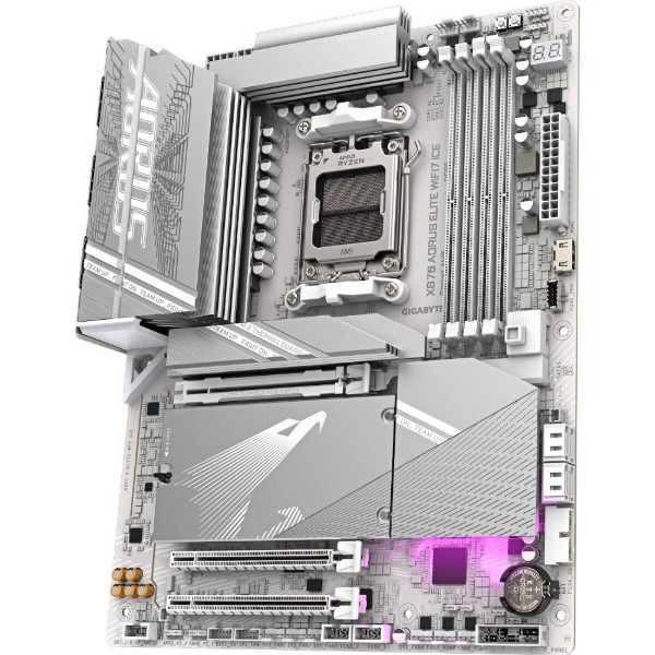 Фото - Материнская плата Gigabyte X870 AORUS ELITE WIFI7 ICE DDR5