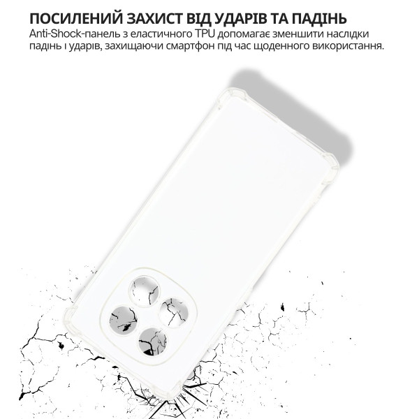 Фото - Чехол для смартфона BeCover Anti-Shock for Xiaomi Redmi Note 15 5G Clear (715070)